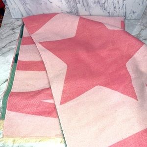 NWT BP pink and green two tone scarf